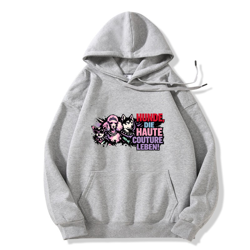 Hoodie Pfoten Couture Eleganz