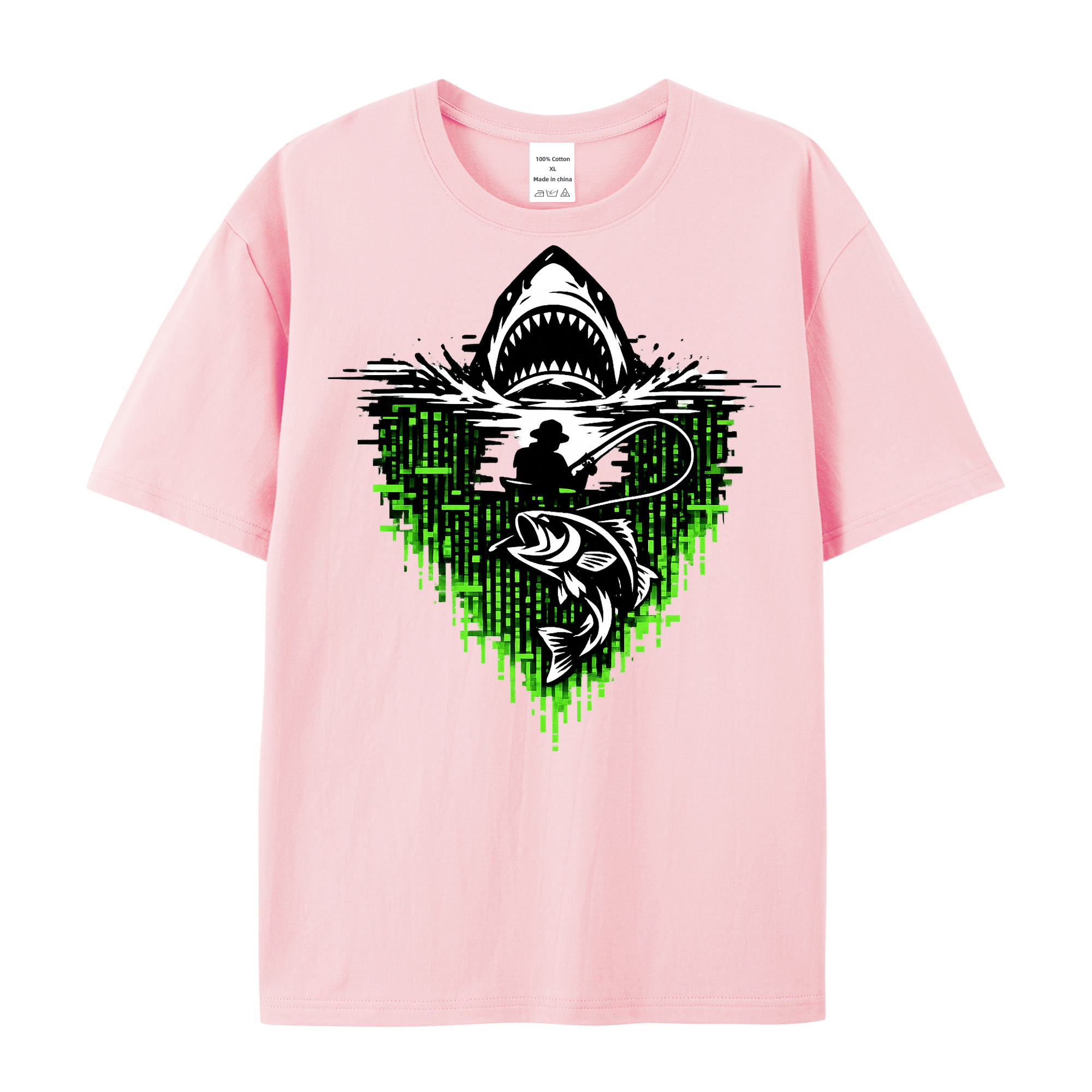 t-shirt Angelglück am Wasser