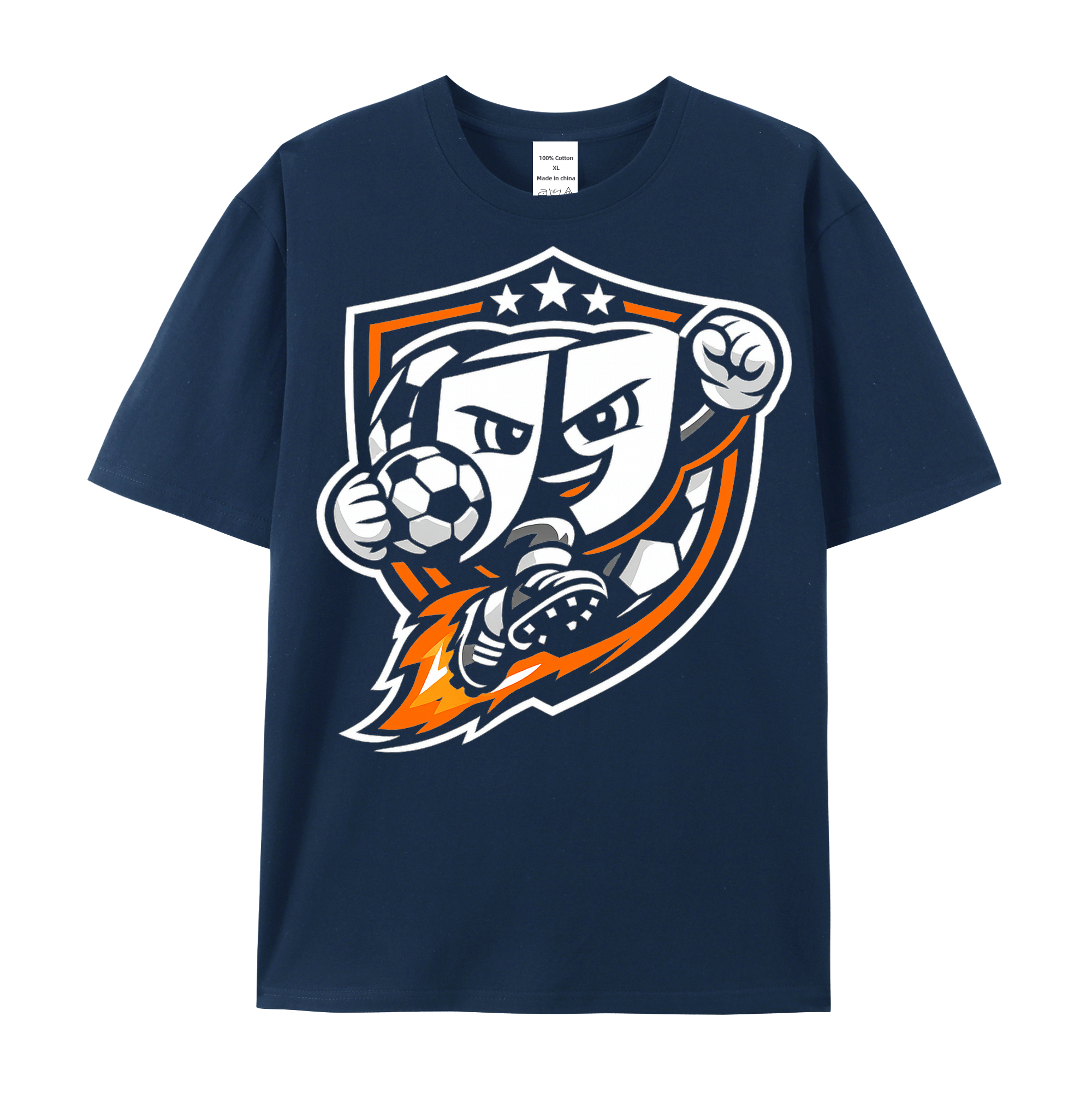T-shirt Unaufhaltsamer Wirbelkicker im Lichtwirbel