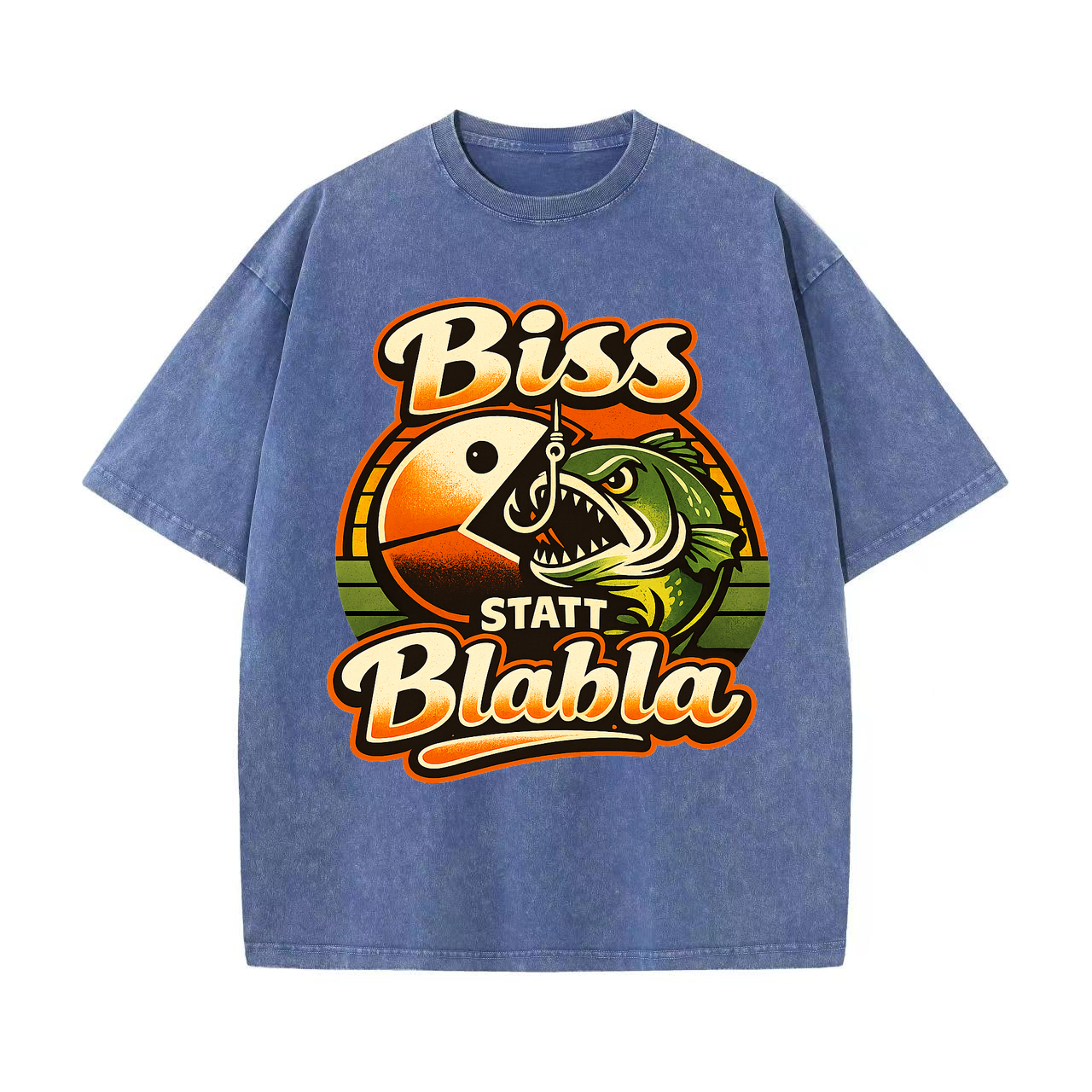 t-shirt Biss statt Blabla Anglerstyle