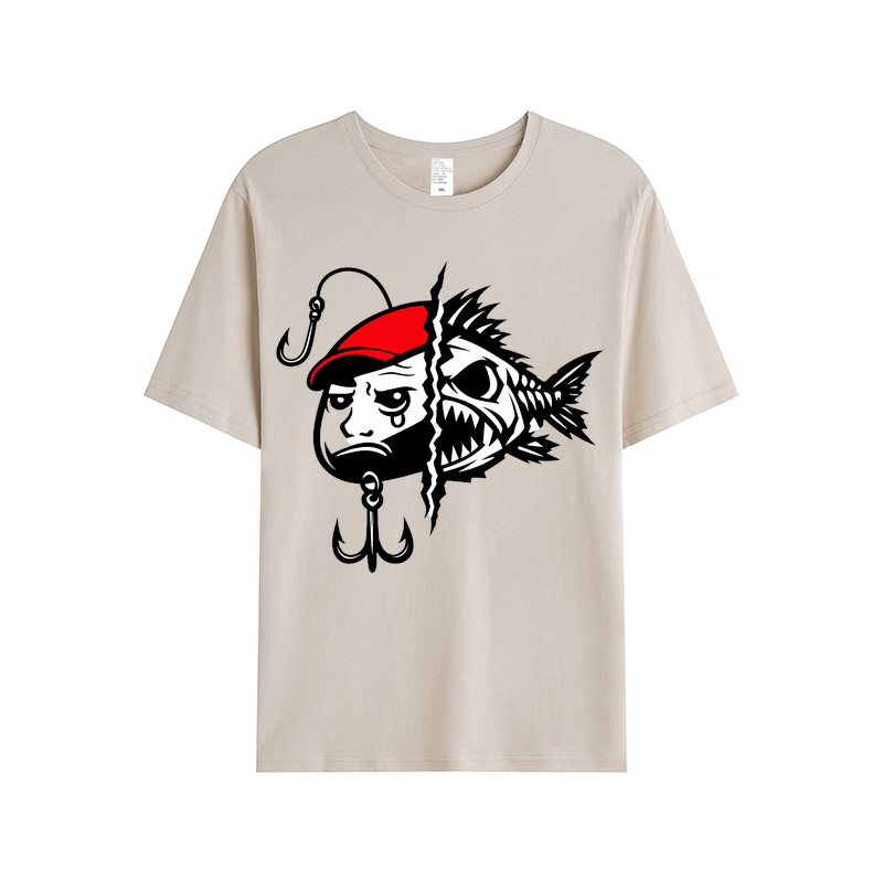 T-Shirt Angelglück am Wasser
