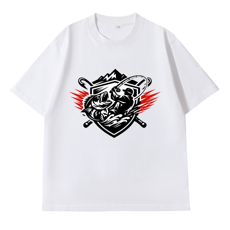 T-Shirt Angelglück am Wasser
