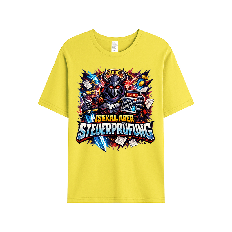 T-Shirt Isekai Steuerprüfung Questmodus