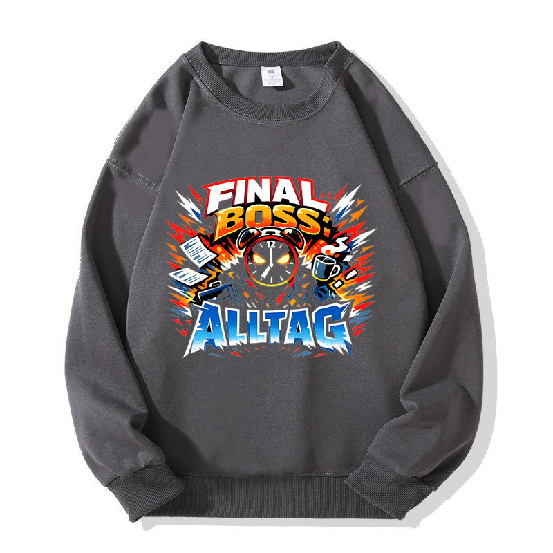 Sweatshirt Final Boss Alltag Mode
