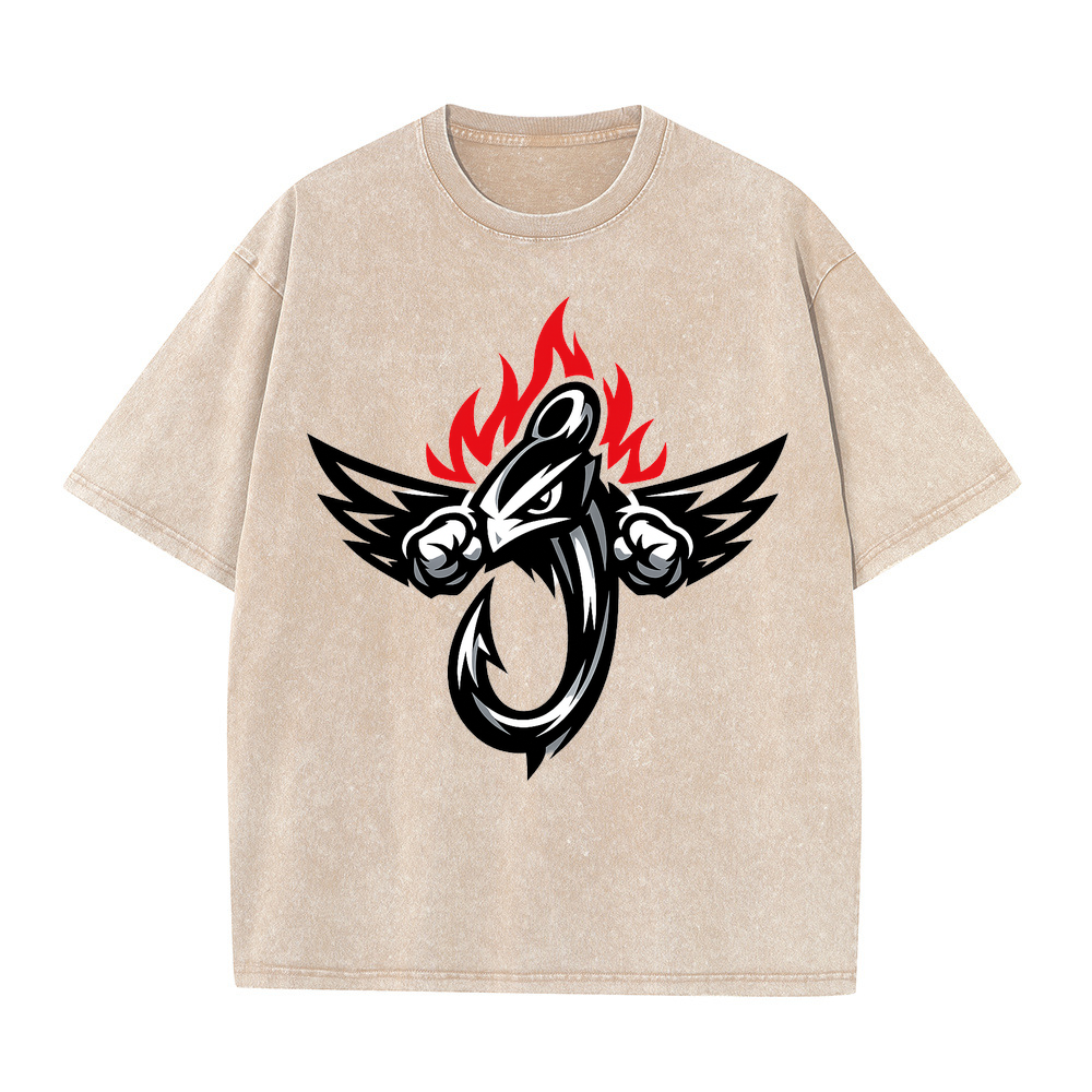T-Shirt Angelglück am Wasser