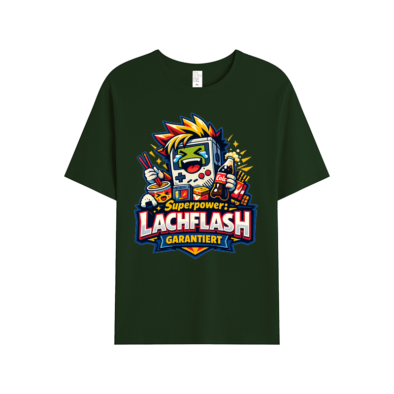 T-Shirt Lachflash Superpower Anime Edition