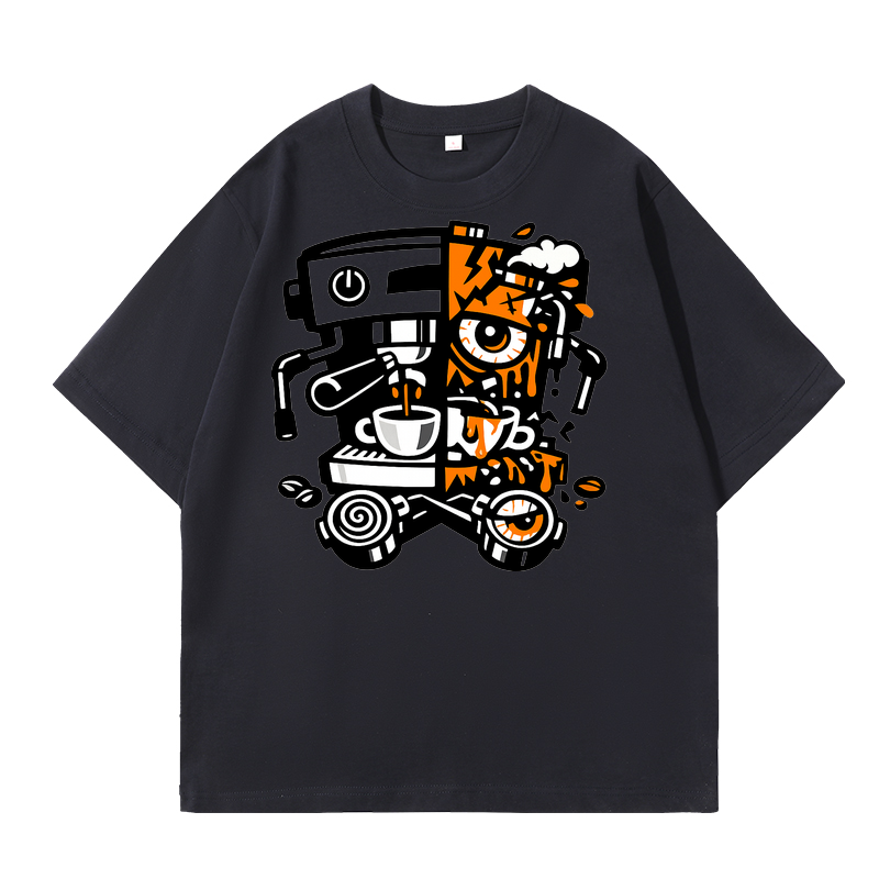 T-shirt Espresso Overthinker - Perfektionist im Kaffeewahn