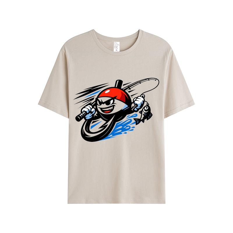 T-Shirt Angelglück am Wasser
