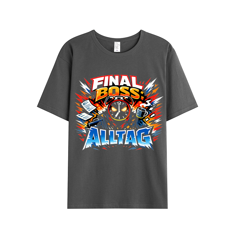 T-Shirt Final Boss Alltag – Anime Motiv für echte Helden