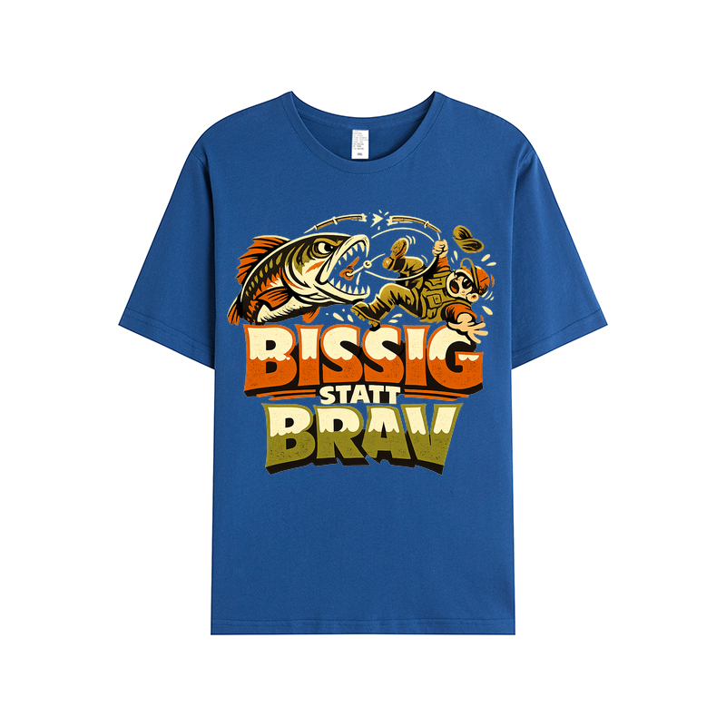 T-Shirt Bissig statt brav Anglerstyle