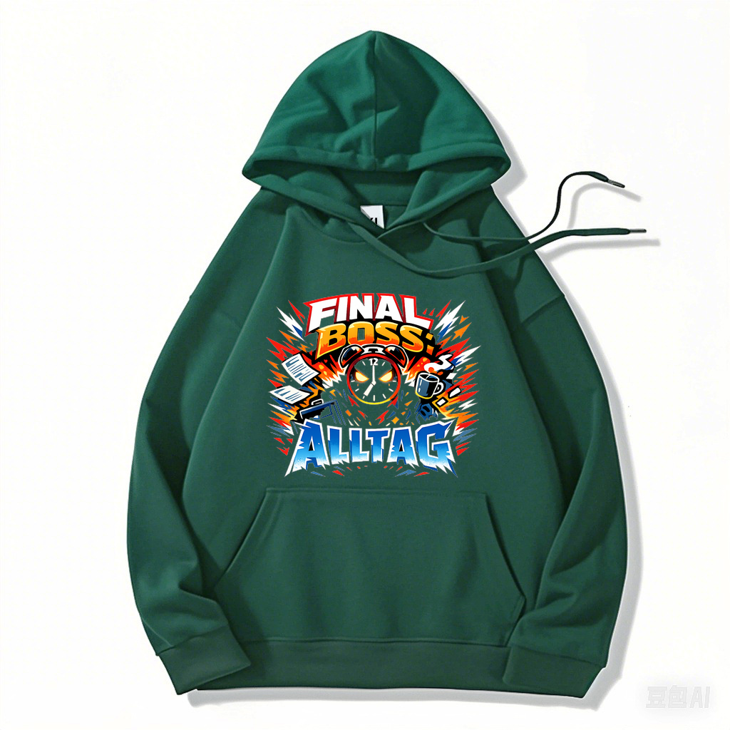 Hoodie Final Boss Alltag Mode