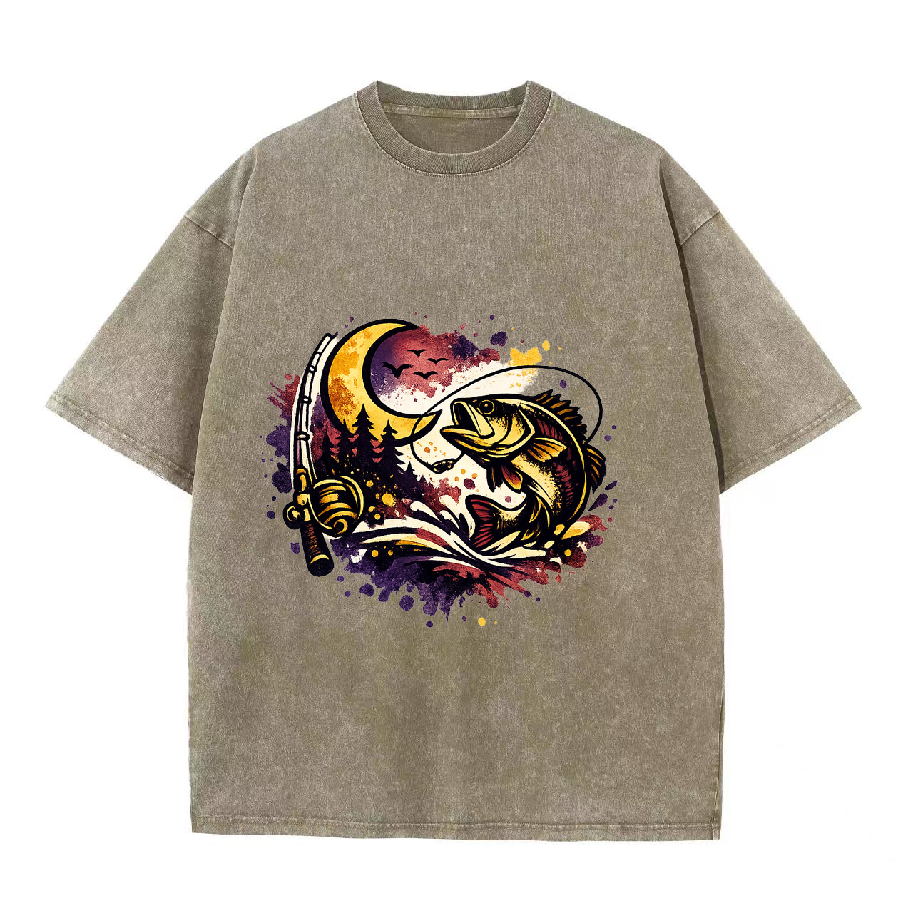 T-Shirt Angelträume in der Natur