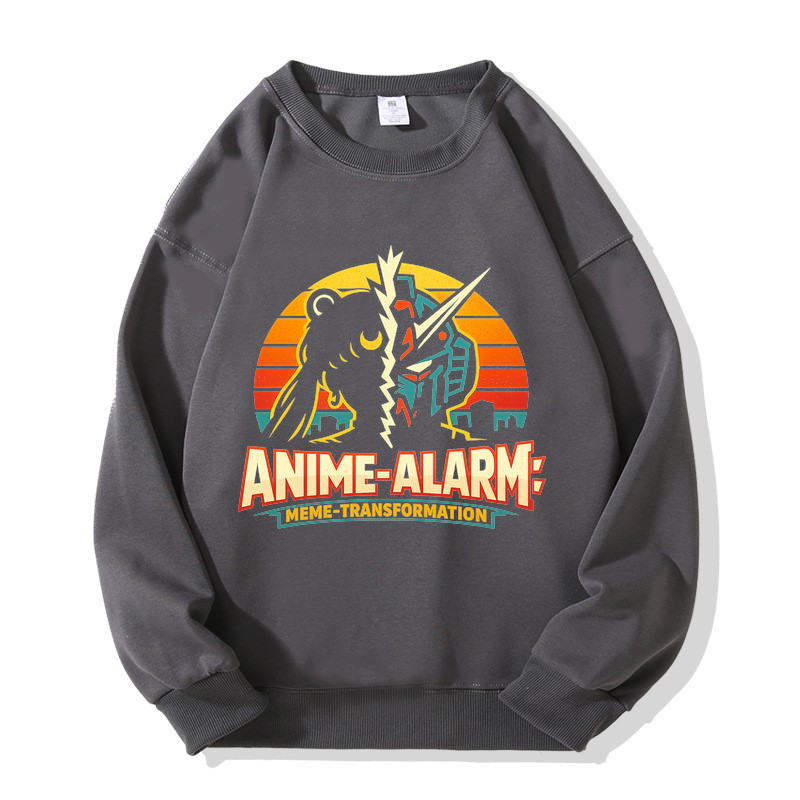 Sweatshirt Anime-Alarm: Meme-Transformation