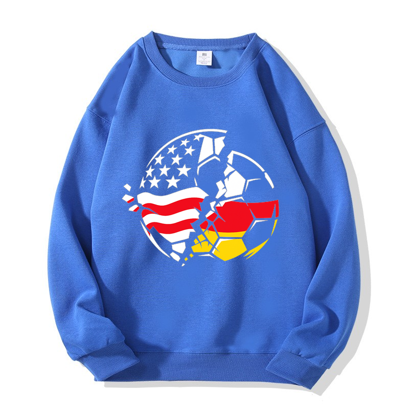 Sweatshirt Glitzerndes Grätschen Statement Style