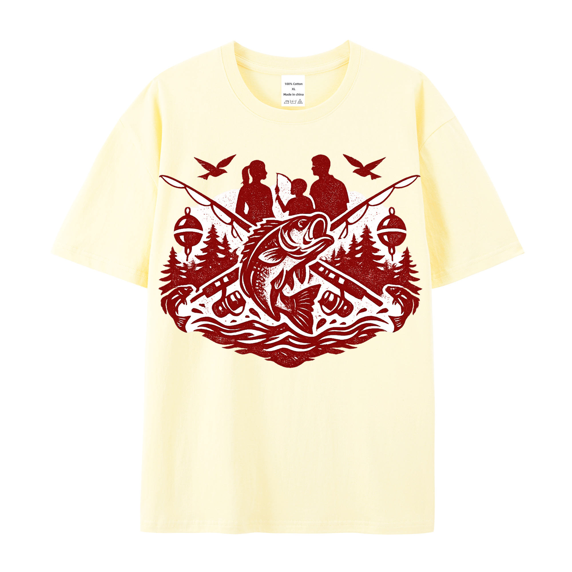 T-Shirt Anglerherz Abenteuer