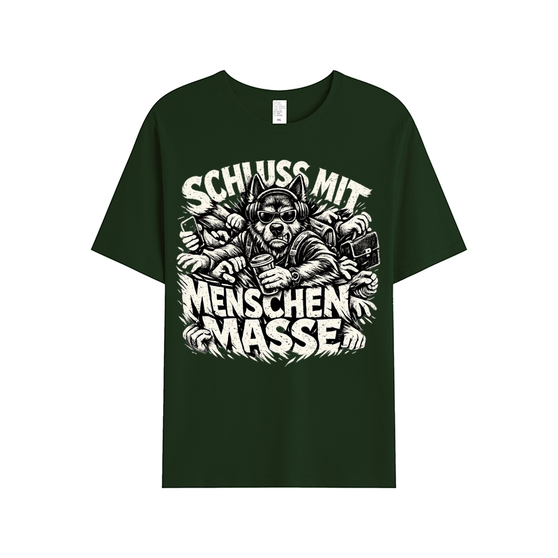 T-Shirt Schluss Mit Menschenmasse Hundeliebe