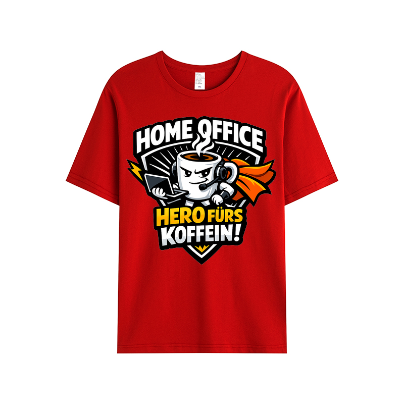 T-shirt Kaffeekrieger-Emblem Premium Design