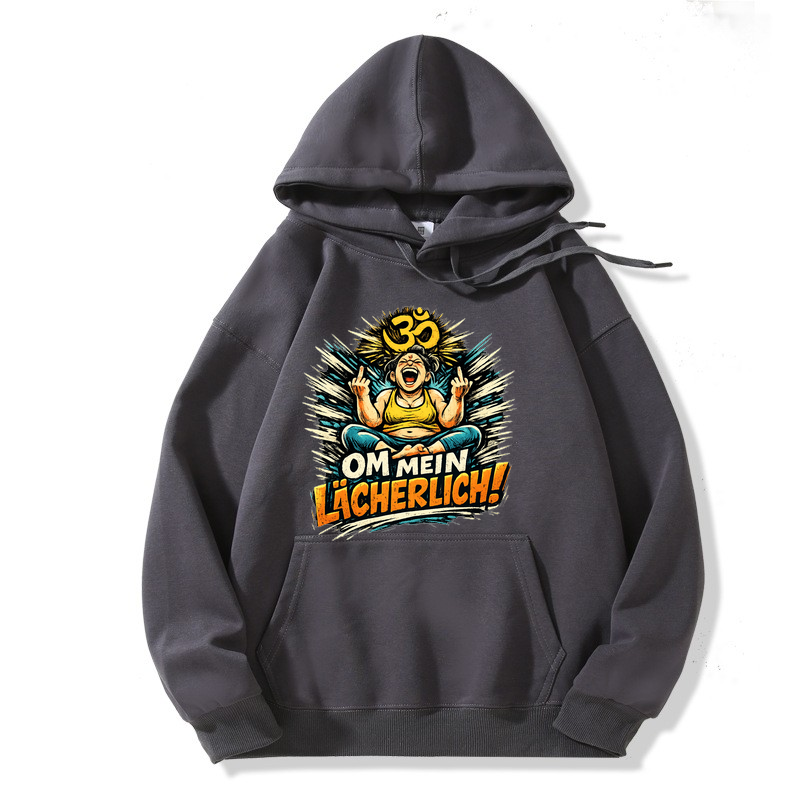 Hoodie Om My Laughter - Yoga Spaß & Entspannung Style