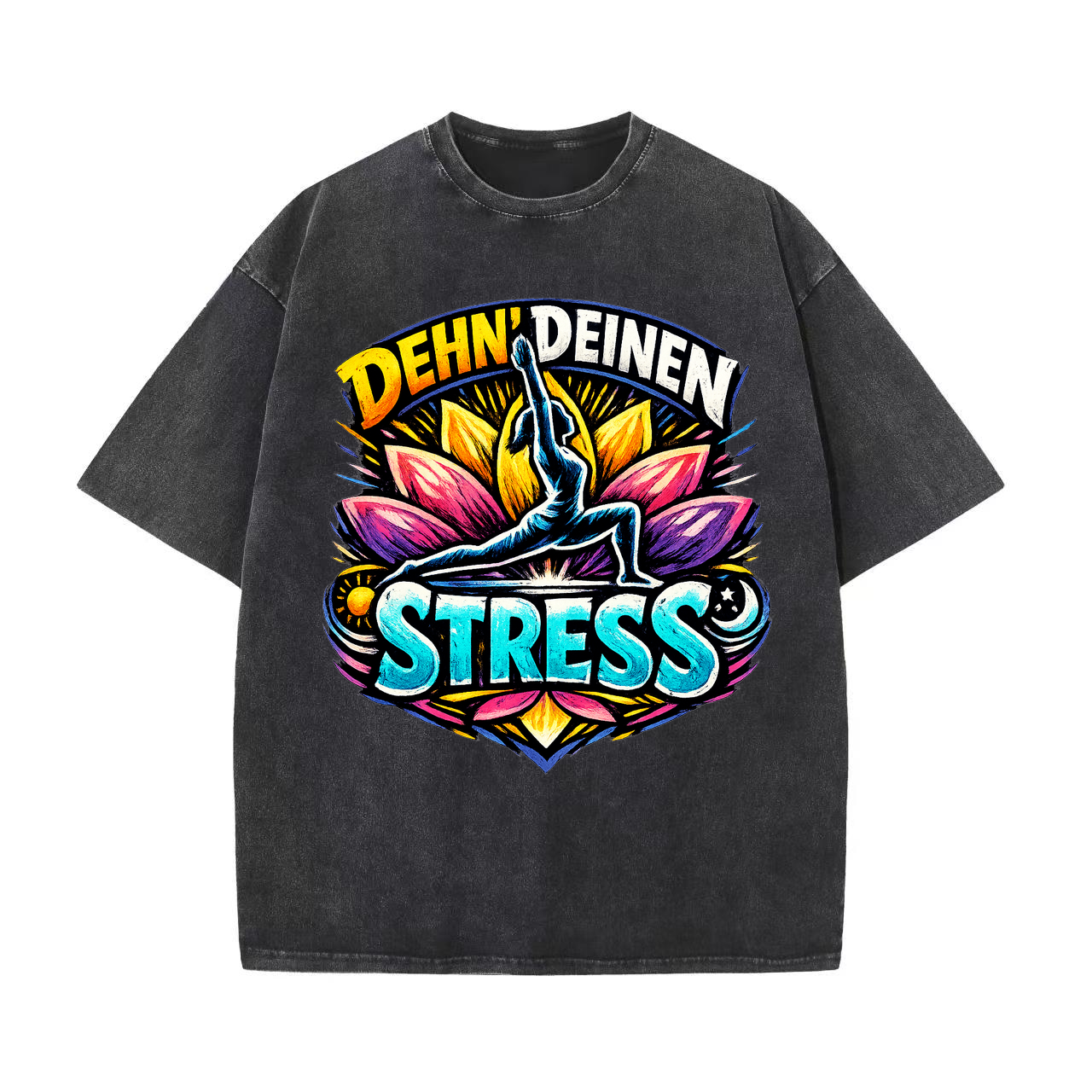 T-Shirt Stretch Your Stress Yoga Flow