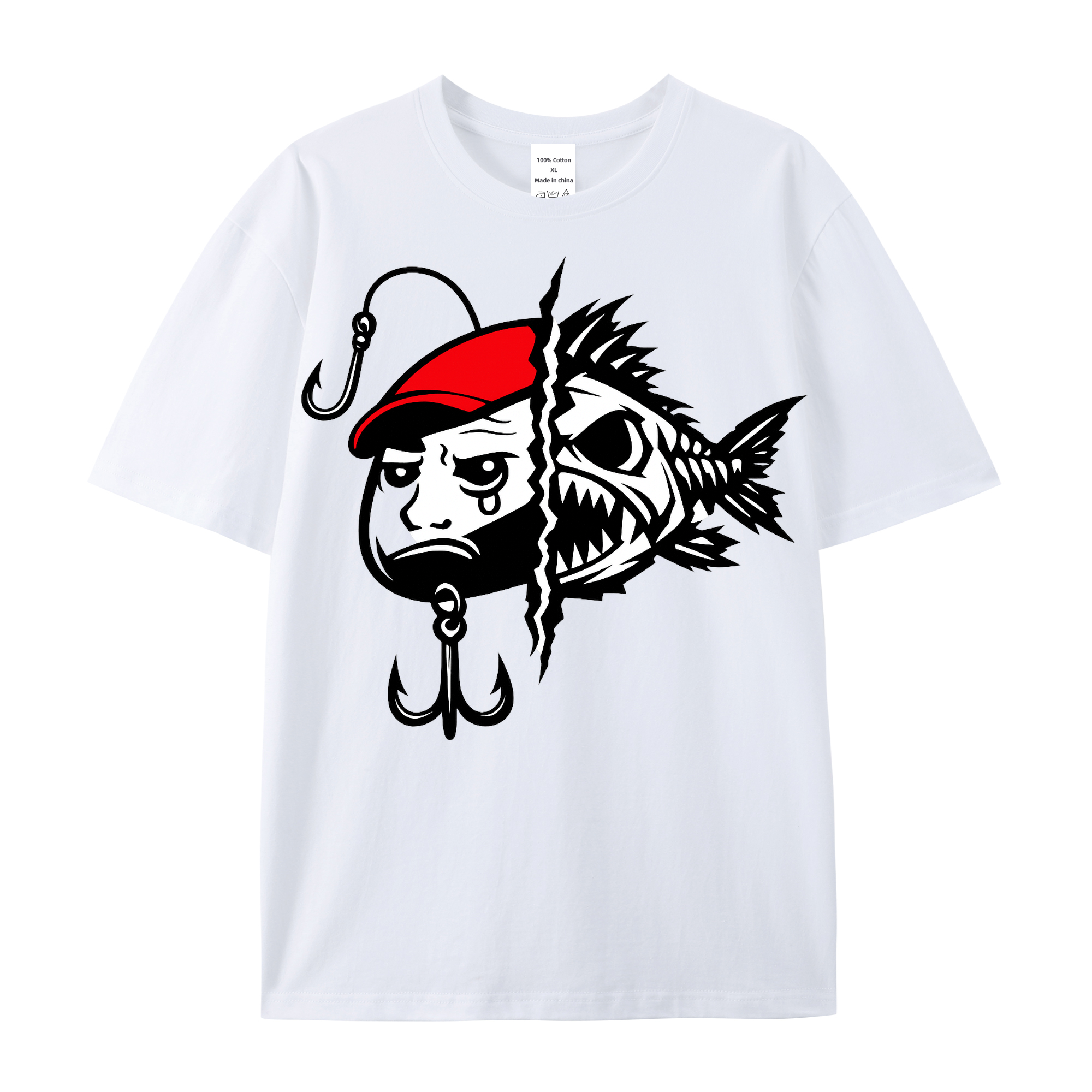T-Shirt Angelglück am Wasser