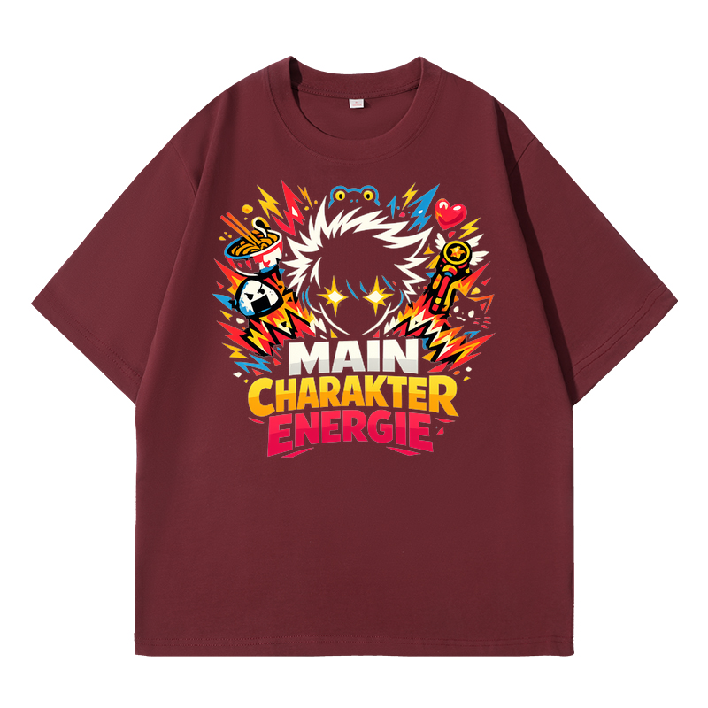 T-Shirt Main Charakter Aura Anime Style