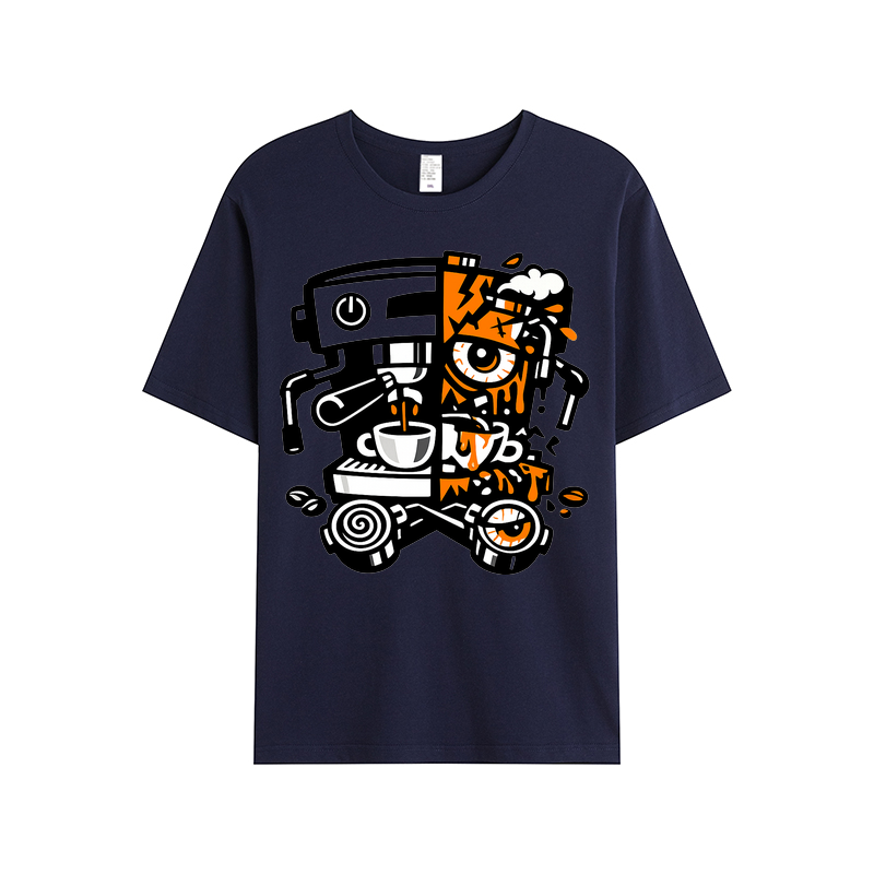 T-shirt Espresso Overthinker – Kaffee mit Gedanken