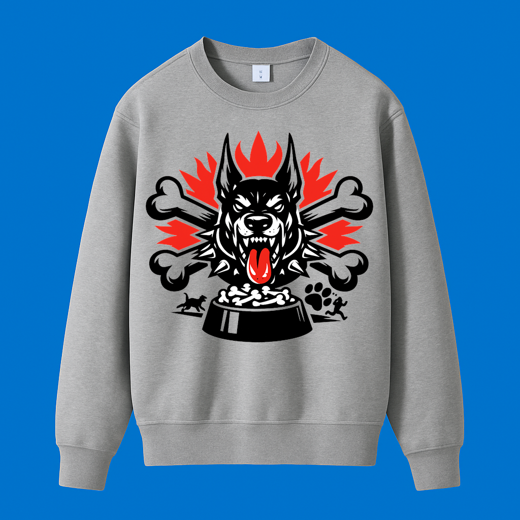 Sweatshirt Hundeherz Kuschelmodus