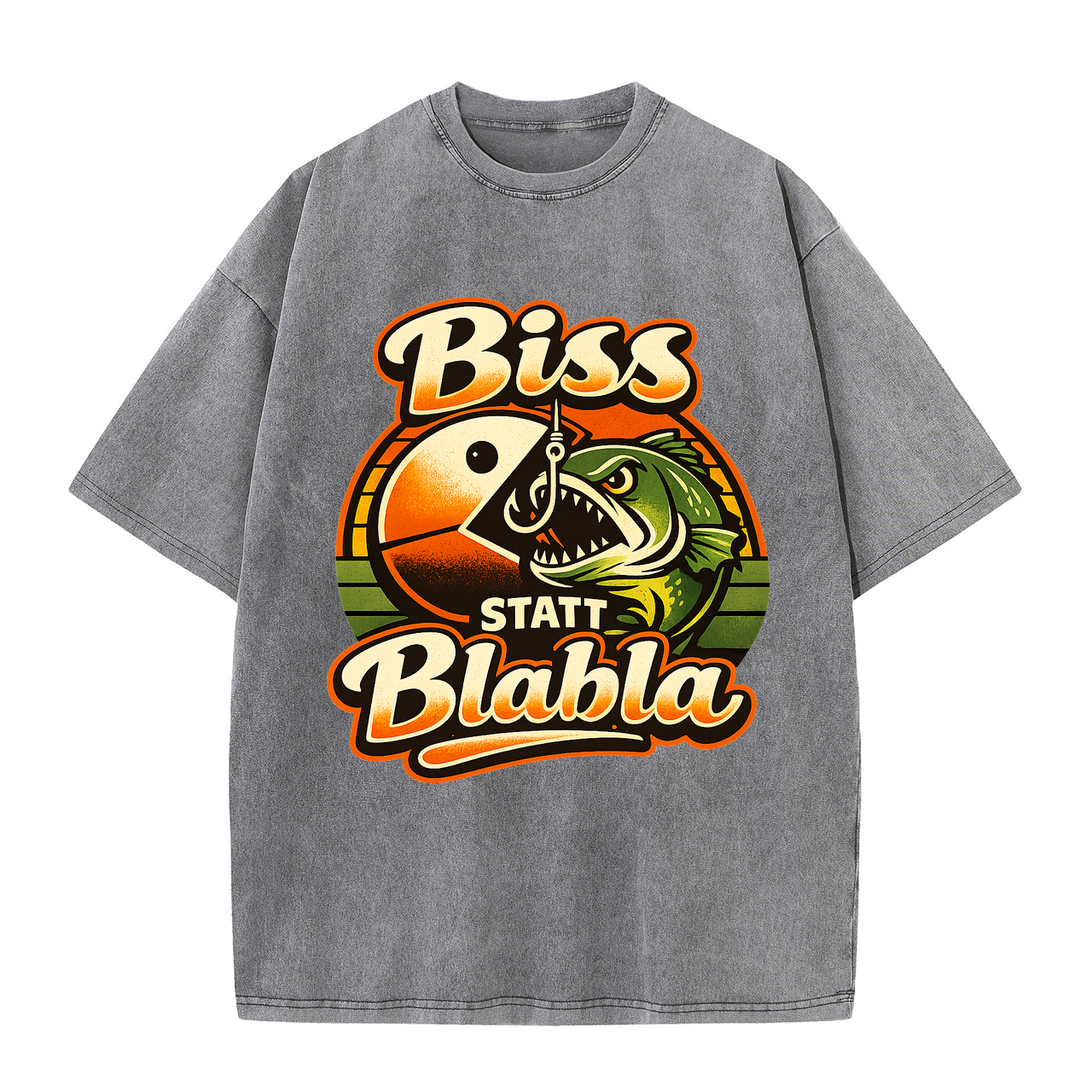 t-shirt Biss statt Blabla Anglerstyle