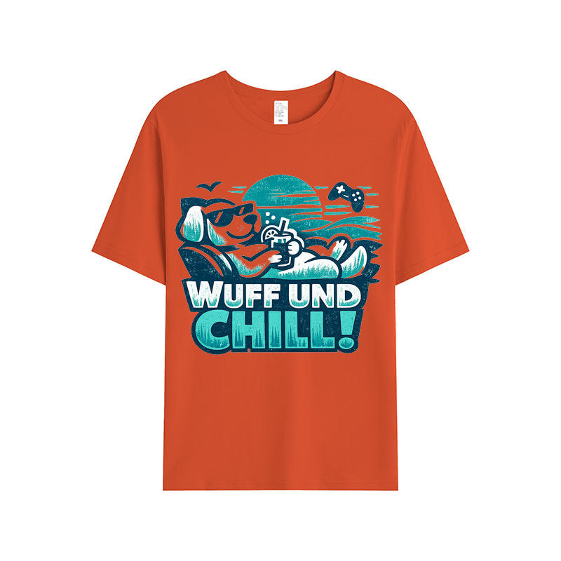 t-shirt Wuff & Chill Hunde-Vibes