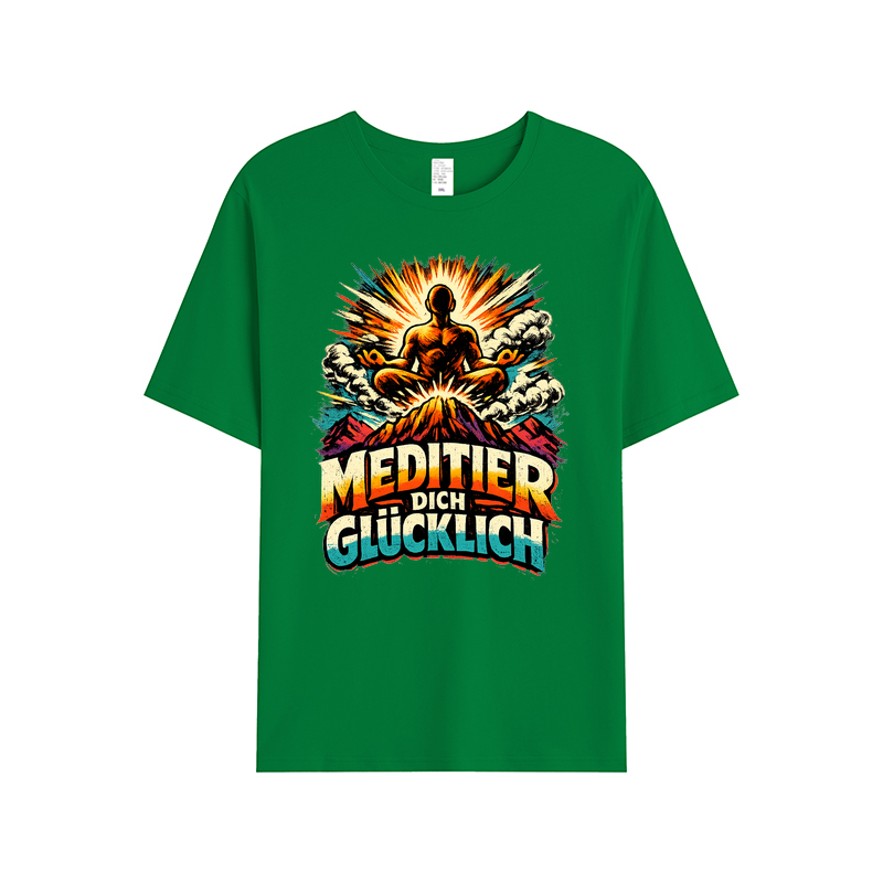 T-Shirt Glücksmeditation Yoga Shirt