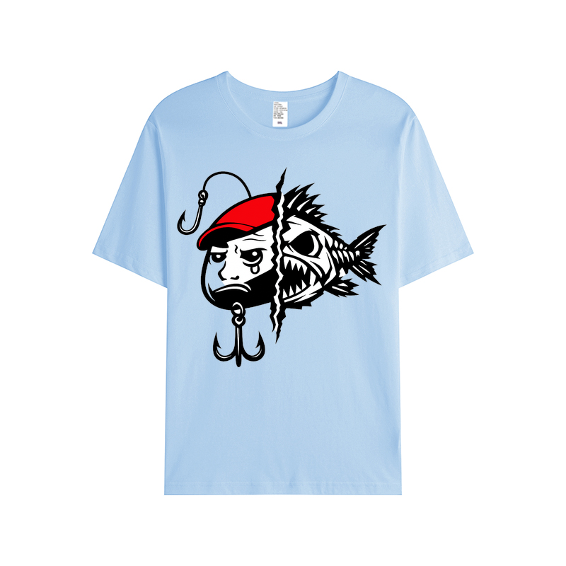 T-Shirt Angelglück am Wasser