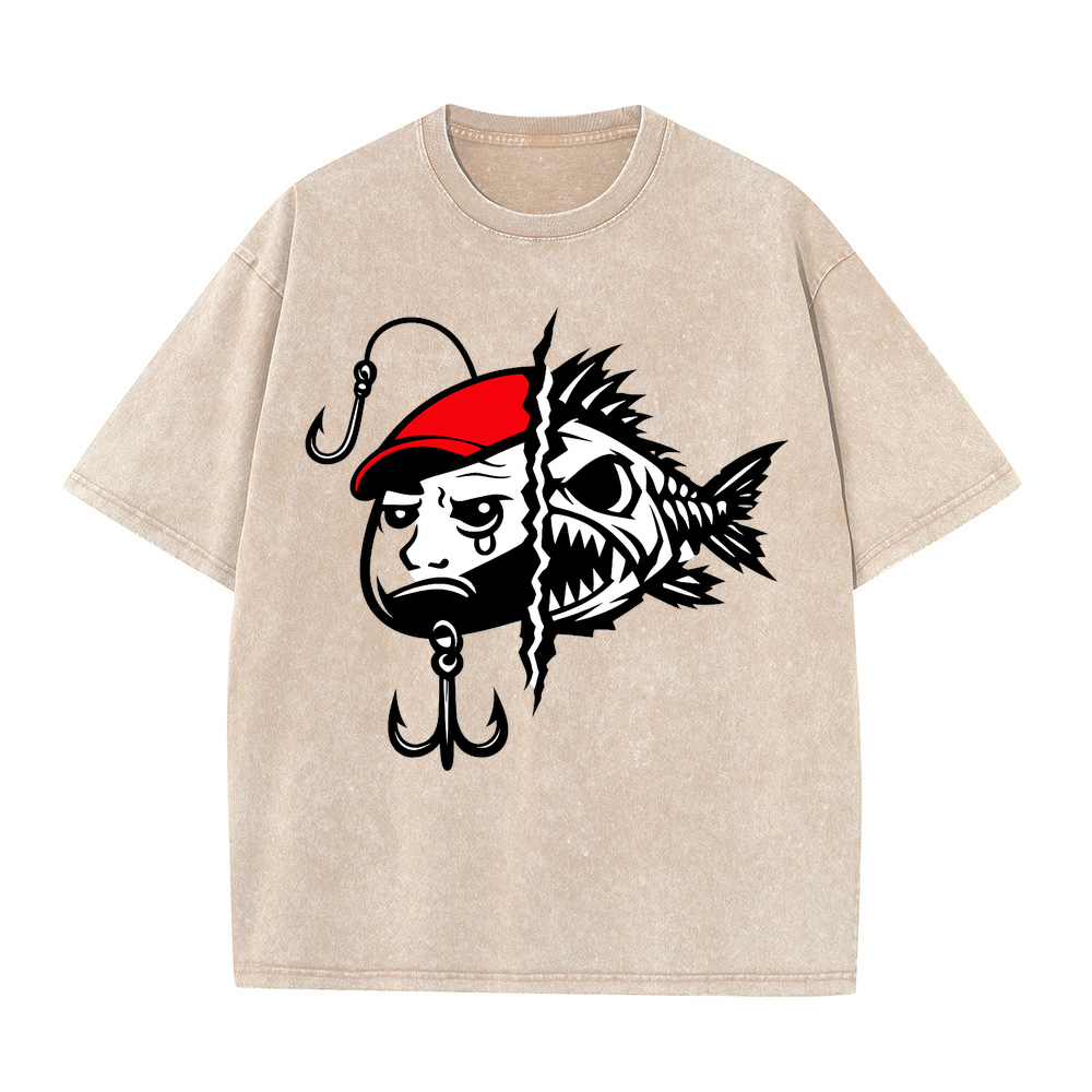 t-shirt Angelglück am Wasser