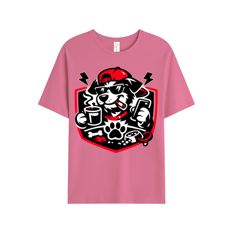 T-Shirt Hundeglück auf vier Pfoten