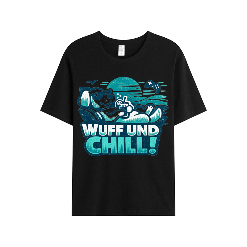 t-shirt Wuff & Chill Hunde-Vibes