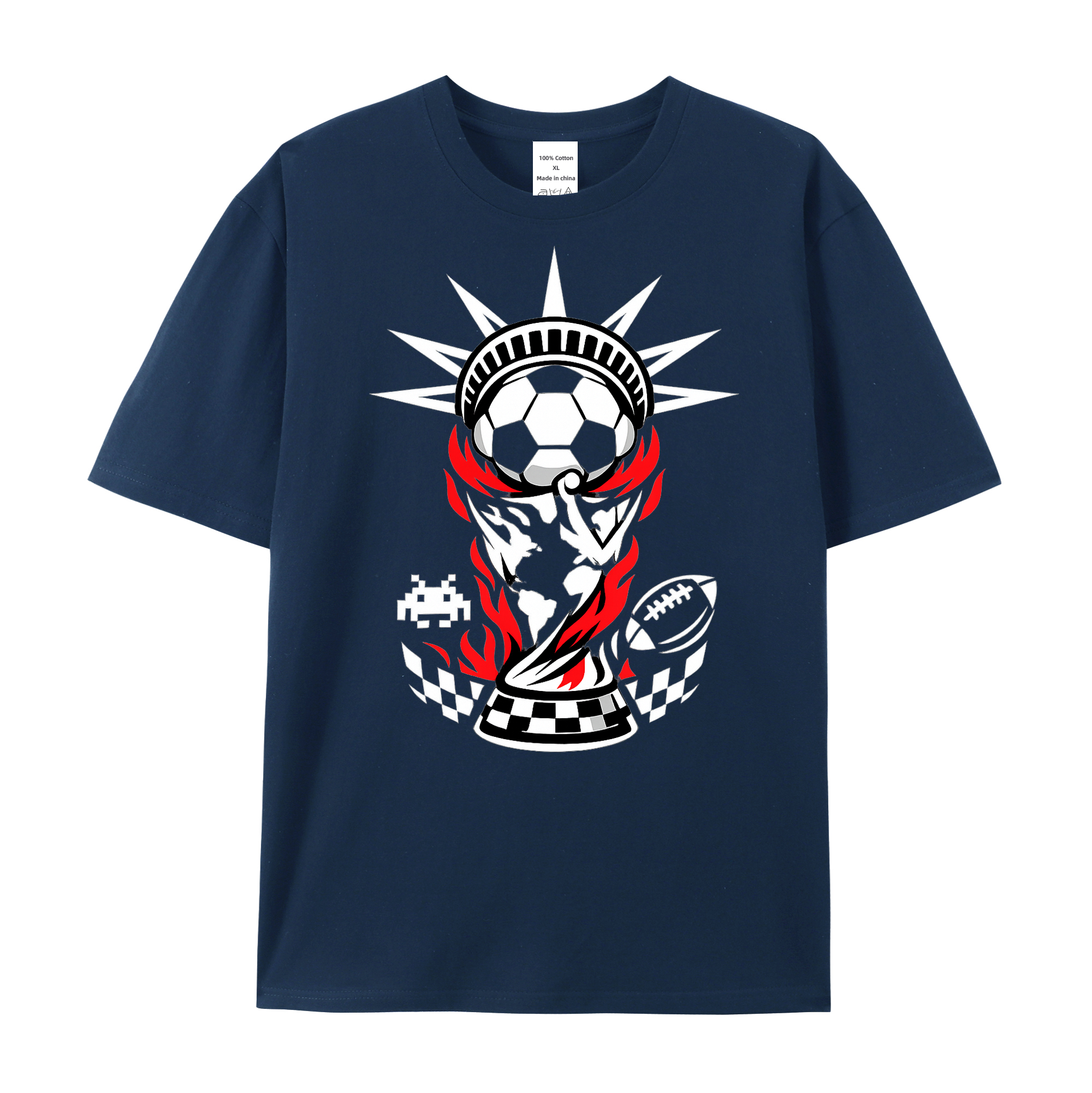T-shirt Fusion der Champions im Sturm der Sterne