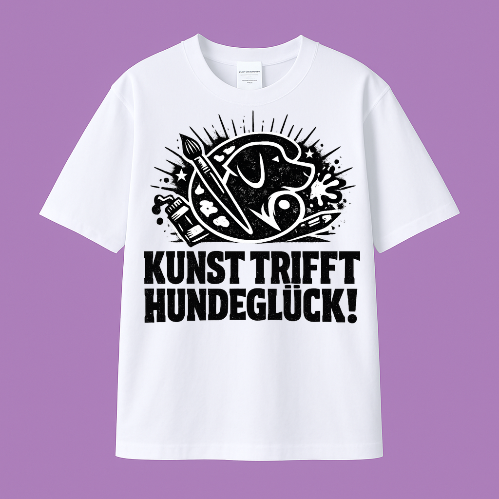 T-Shirt Kunstpfote Hundeglück