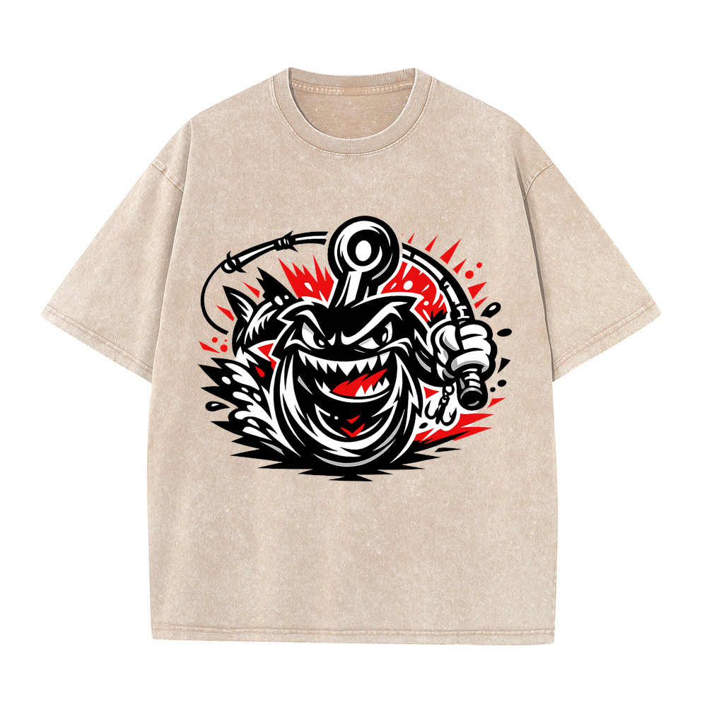 T-Shirt Angelglück am Wasser
