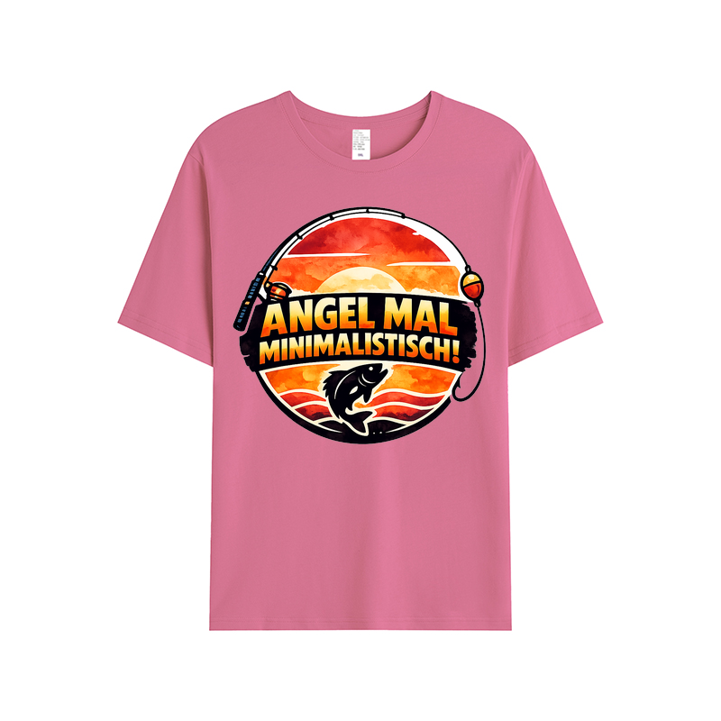 T-Shirt Minimalistisch Angeln