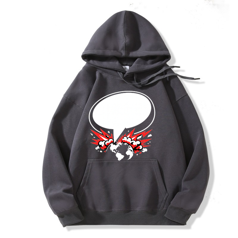 Hoodie Rebellenball im Raster
