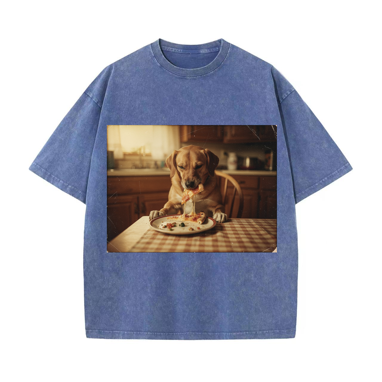 T-shirt Dog Polaroids Photo Strip Design