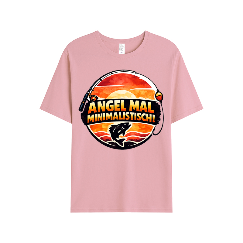 T-Shirt Minimalistisch Angeln