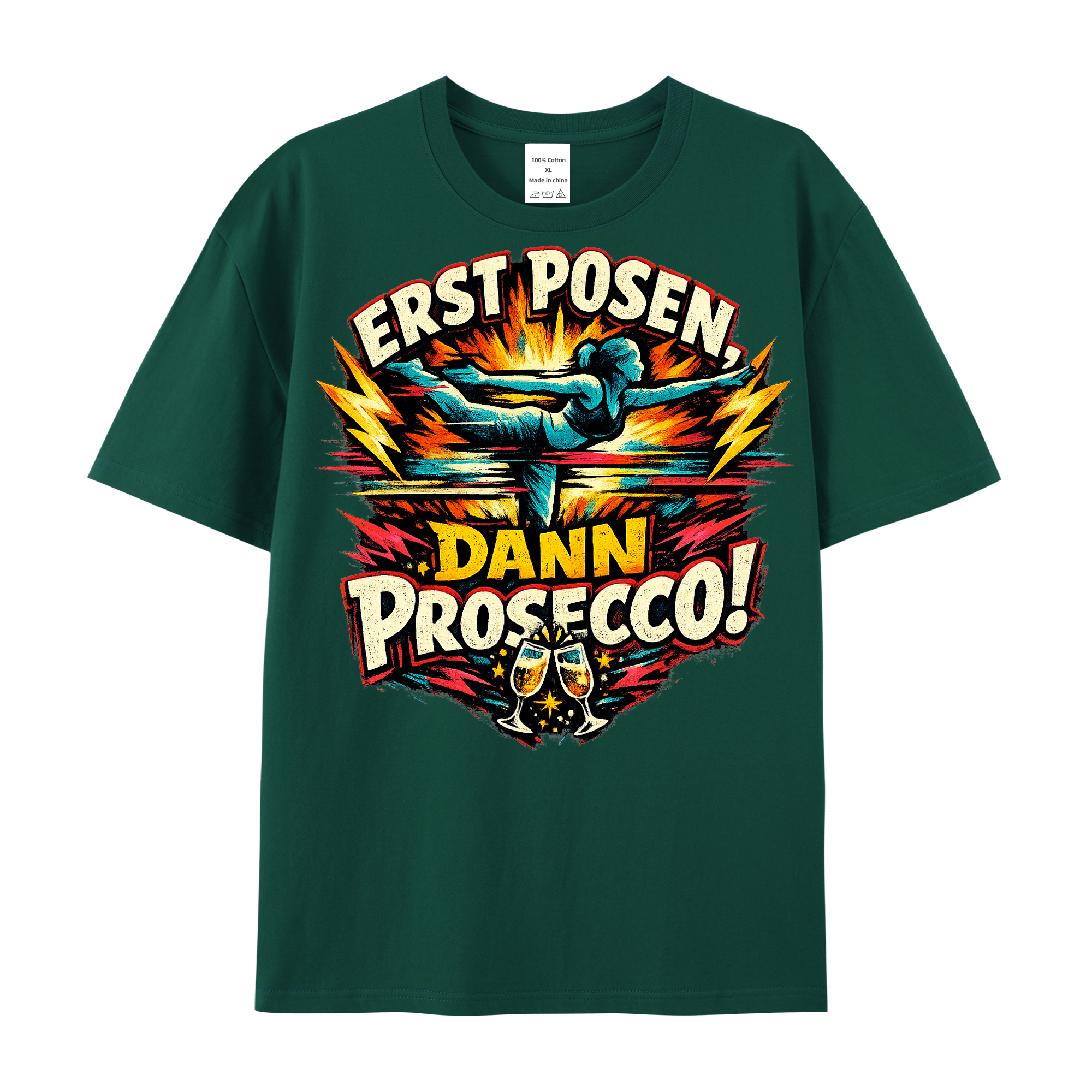 T-Shirt Pose & Prosecco Genussshootout