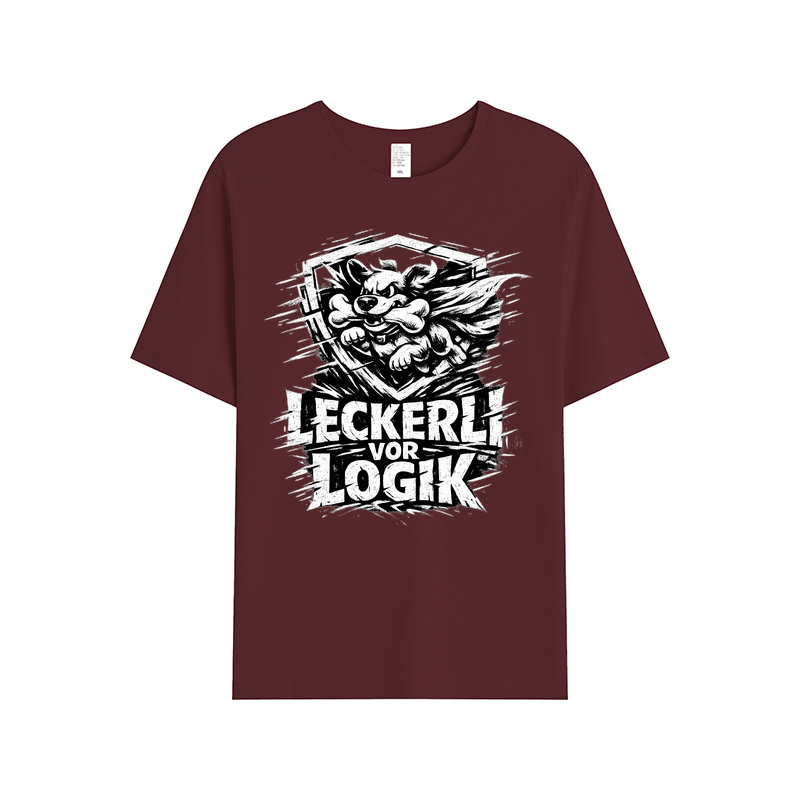 T-Shirt Leckerli vor Logik Hundeliebe