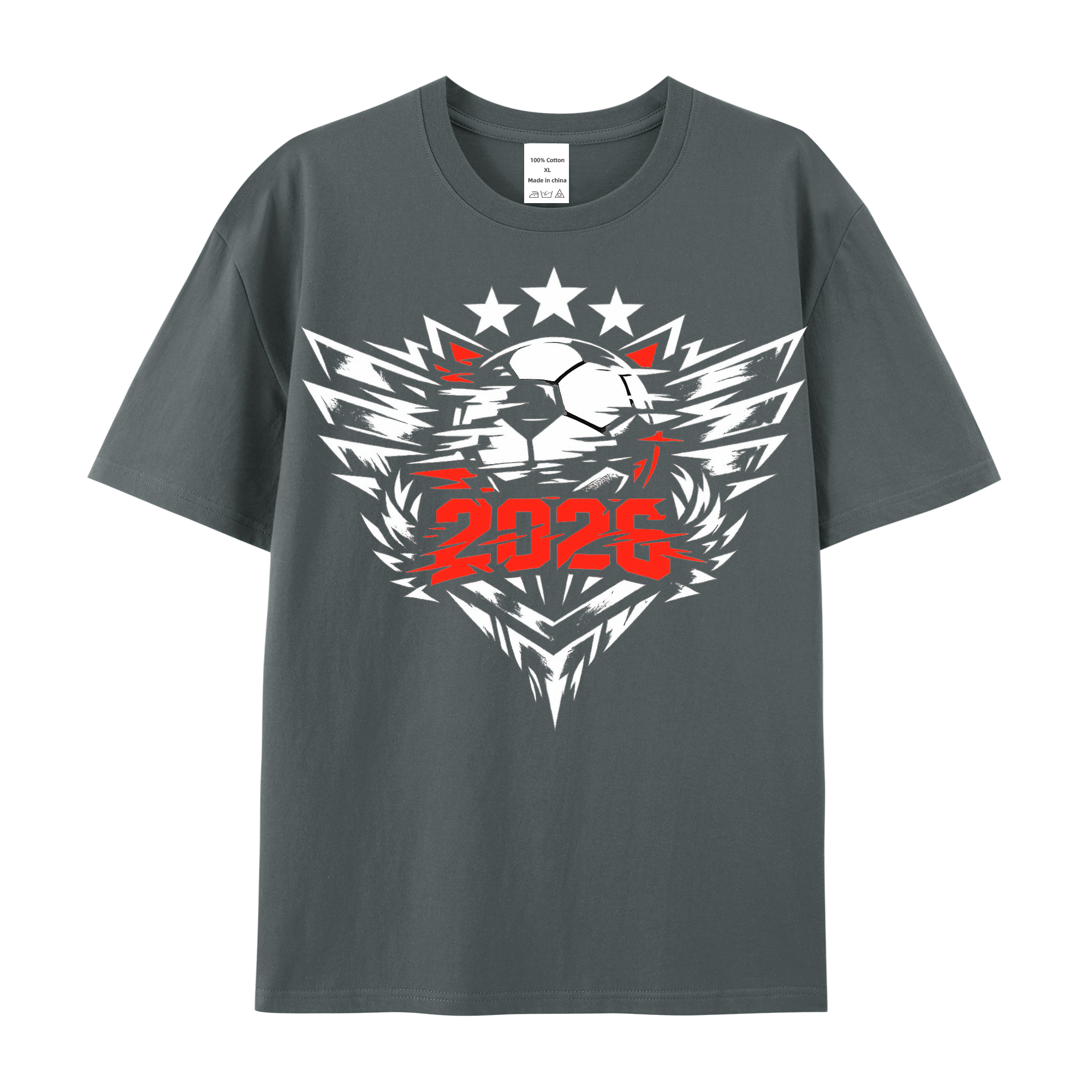 T-shirt Stahlkamm Emblem WM 2026 Angriffssiegel