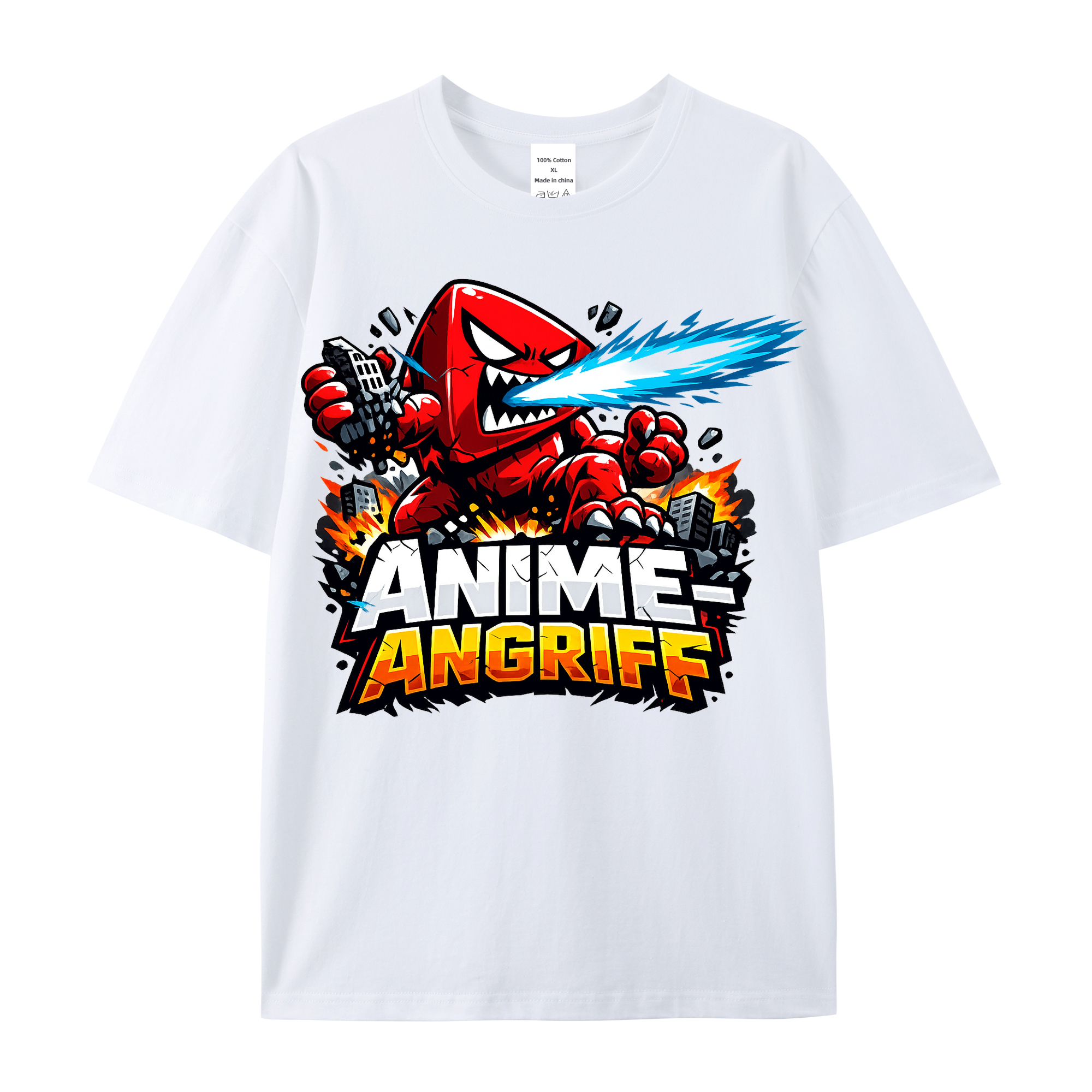 T-Shirt Anime-Angriff: Epischer Style für Anime-Fans