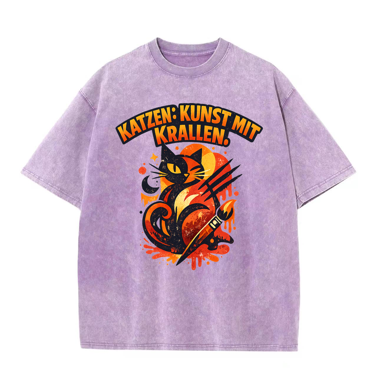 T-Shirt KrallenKunst für Katzenliebhaber