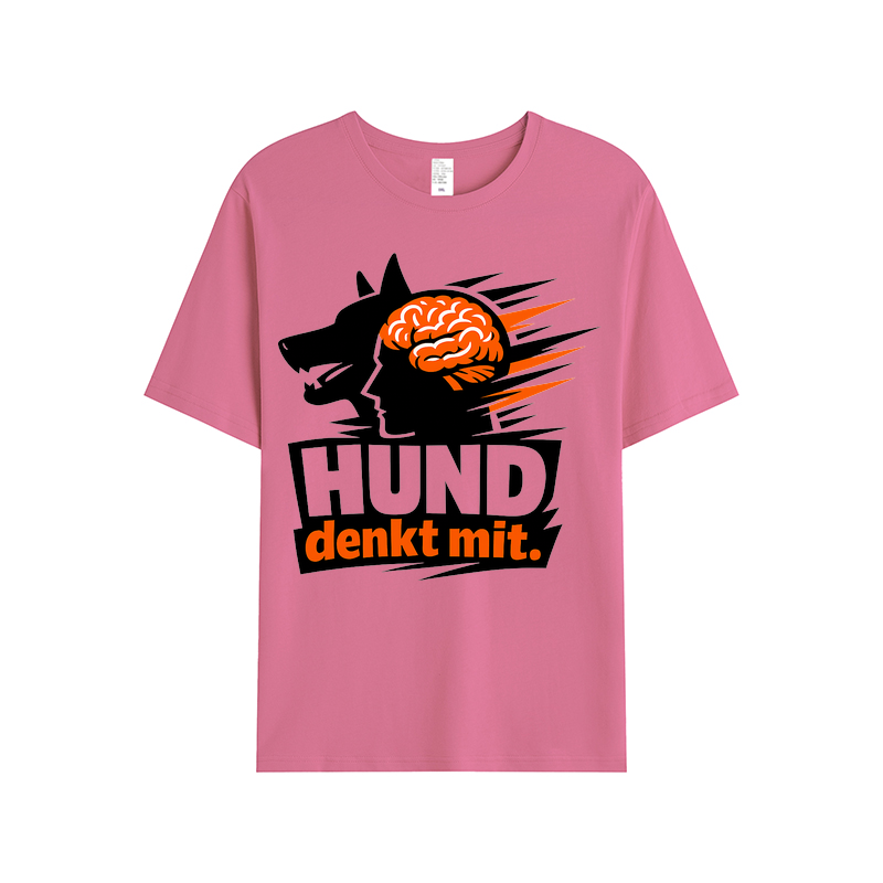 T-Shirt Hund denkt mit. – Cleverer Dog Lover Look