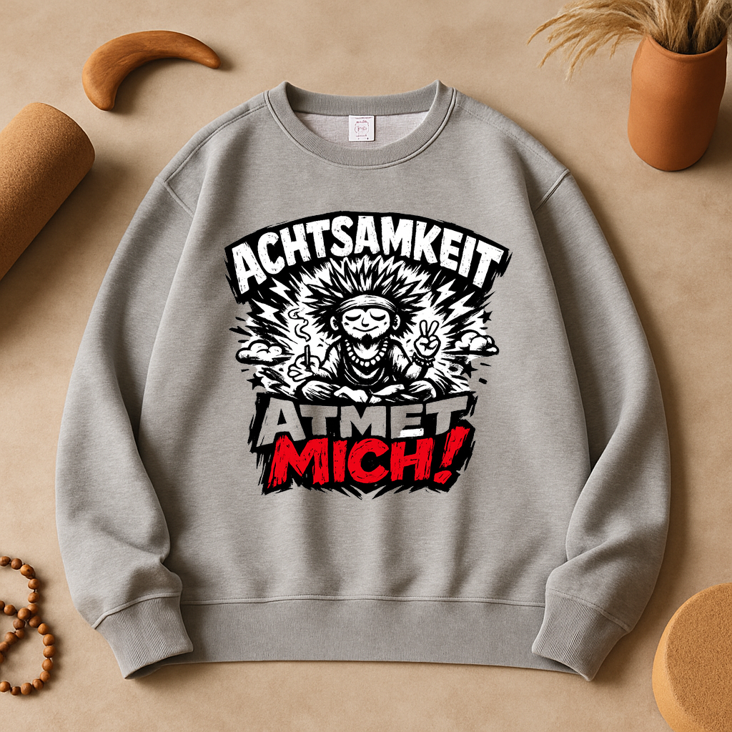 Sweatshirt Achtsamkeitsatem — Yoga Yogi Inspiration
