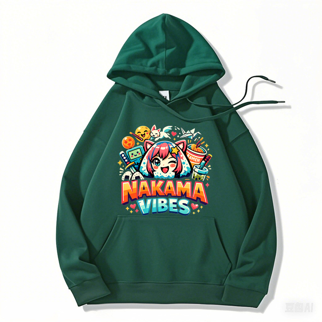 Hoodie Nakama Vibes – Anime Freundschafts-Style