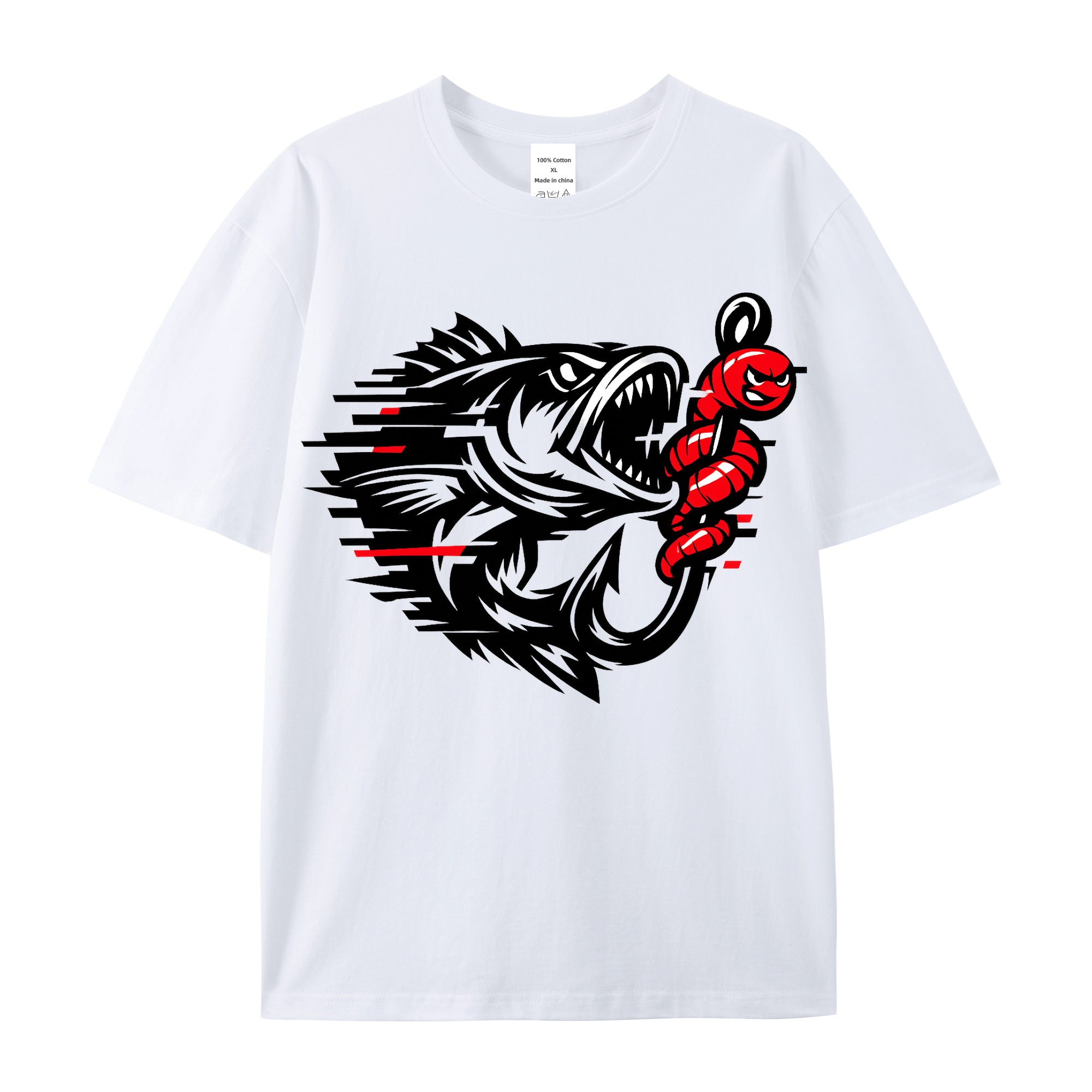 t-shirt Angelglück am Wasser